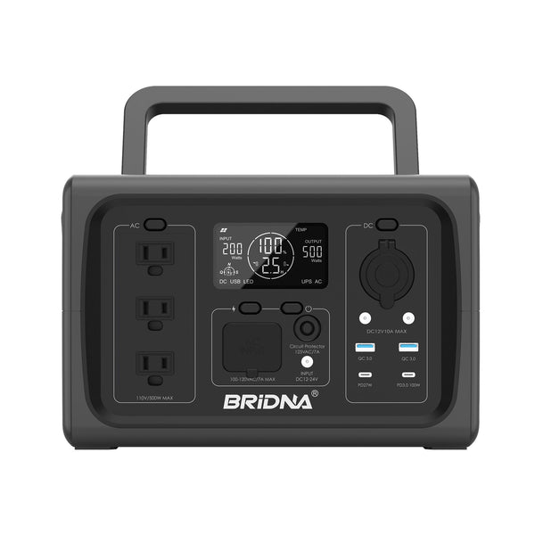 BRIDNA PPS600-5 500W Portable Power Station