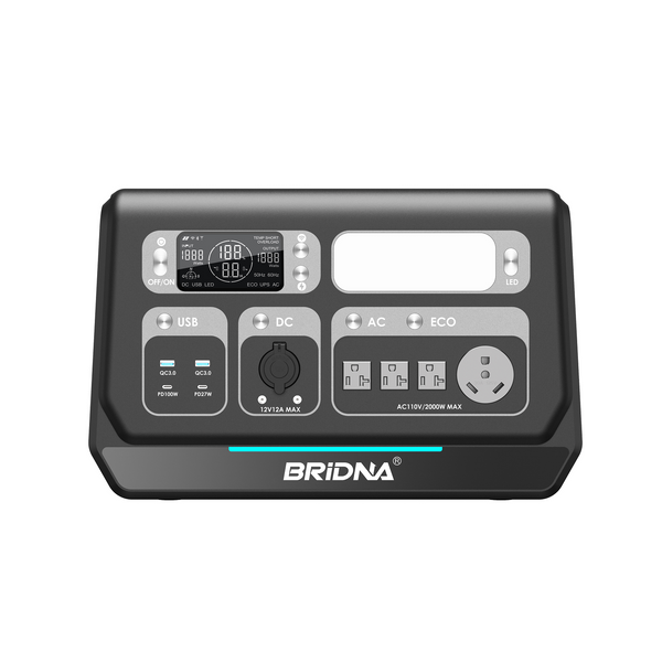 BRIDNA PPS2000-3 2000W Portable Power Station